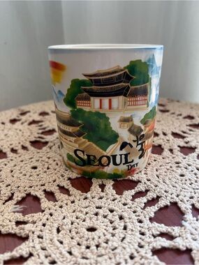 Starbucks Seoul Day Mug 2012 Korea City Collection Rainbow 16 Oz Rare